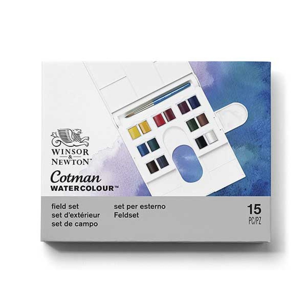 WaterColor Cotman Set 15 Pcs | winsor & newton