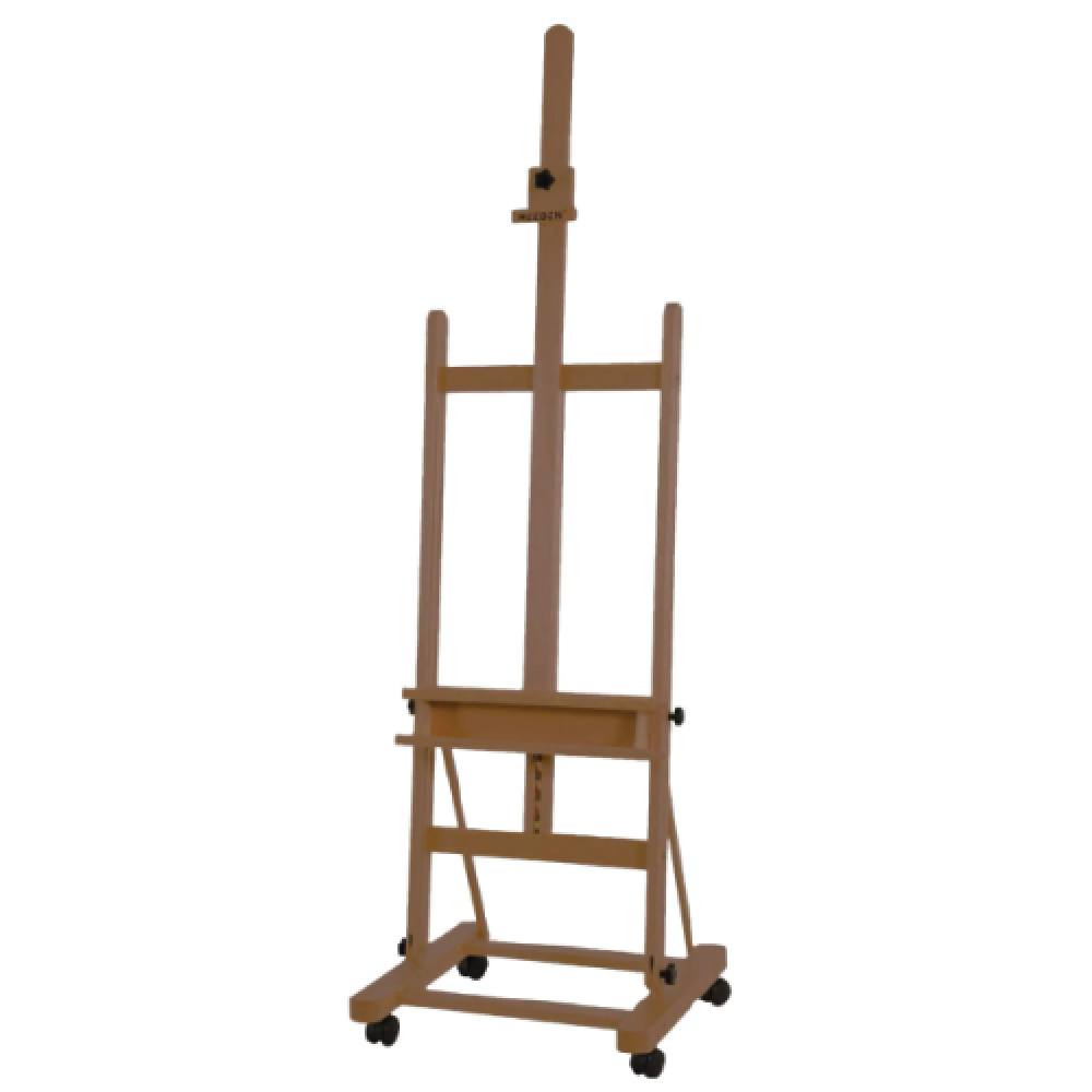 Studio Easel with Wheels Light Walnut | xpal