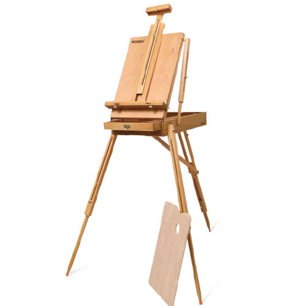 French Sketch box Easel with Wooden Palette | xpal