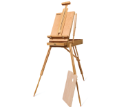 French Sketch box Easel with Wooden Palette | xpal