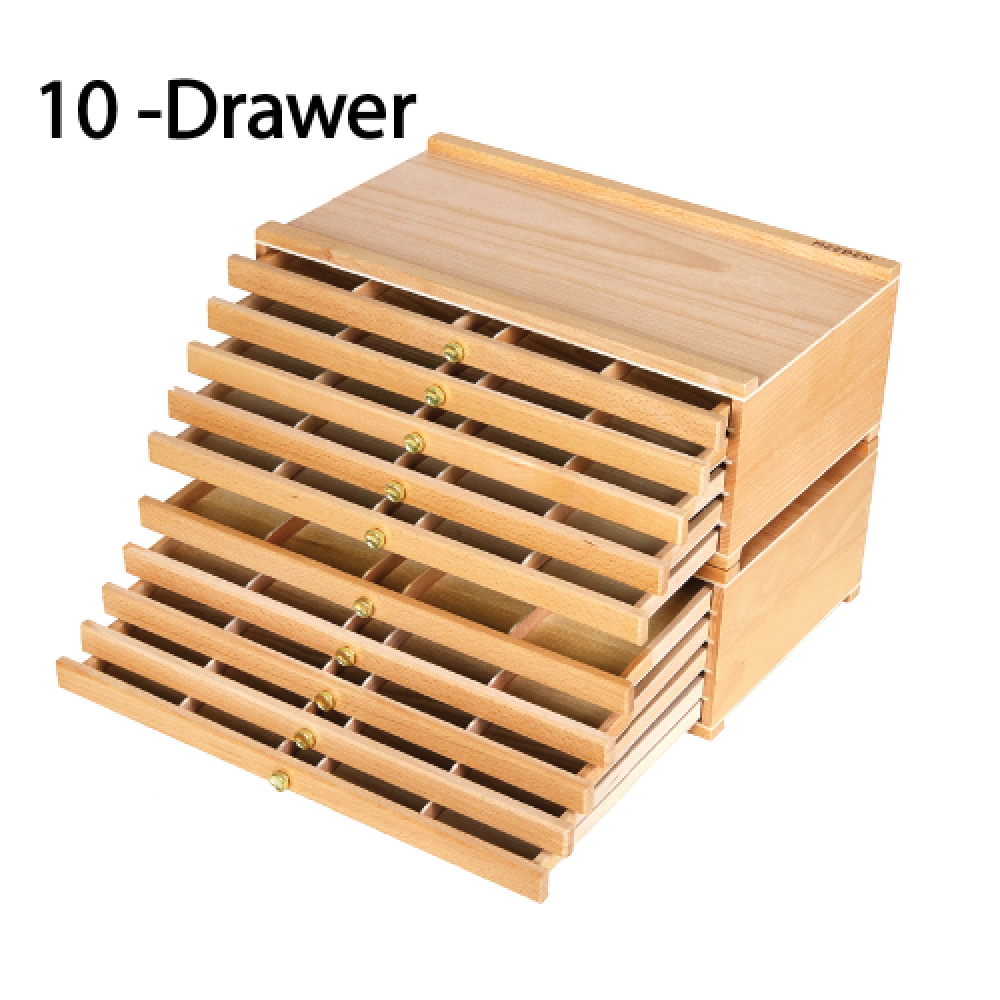 Drawer 10 Wood Storage Box | Xpal