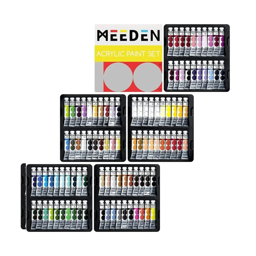 Acrylic Paint Set Of 100 | Meeden