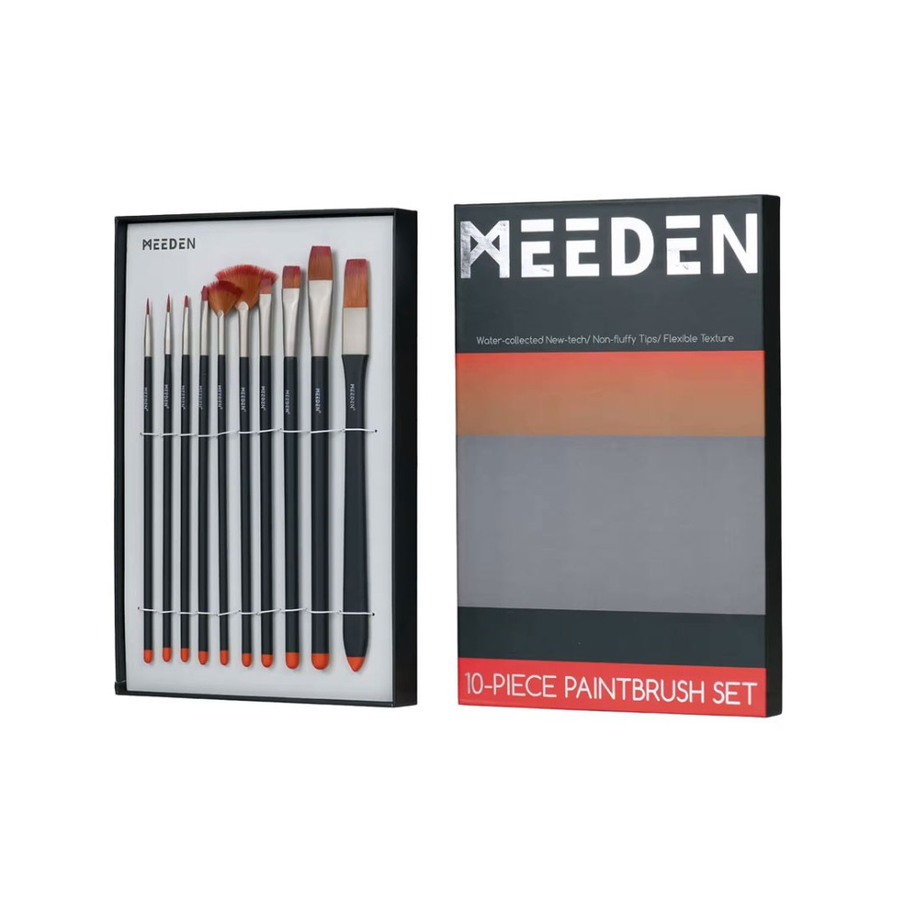 Acrylic Paint Brushes 10 Pcs | Meeden