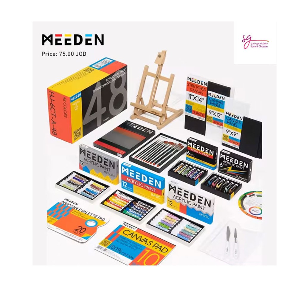 painting set with easel | Meeden