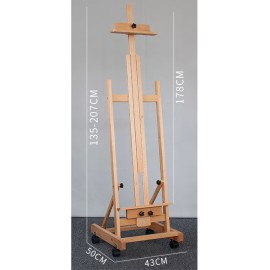 Adjustable wooden easel | xpal