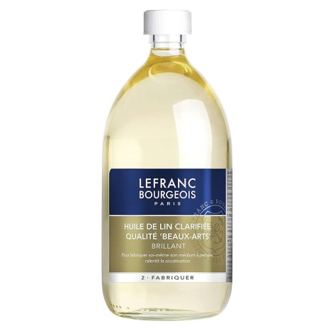 Purified Linseed Oil Bottle 1 L | Lefranc & Bourgeois