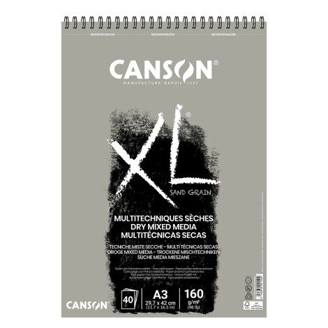 Canson XL Sand Grain Sketch Pad A3