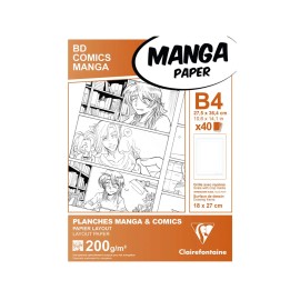 Comics Coloring Notebook B4 | Clairefontaine