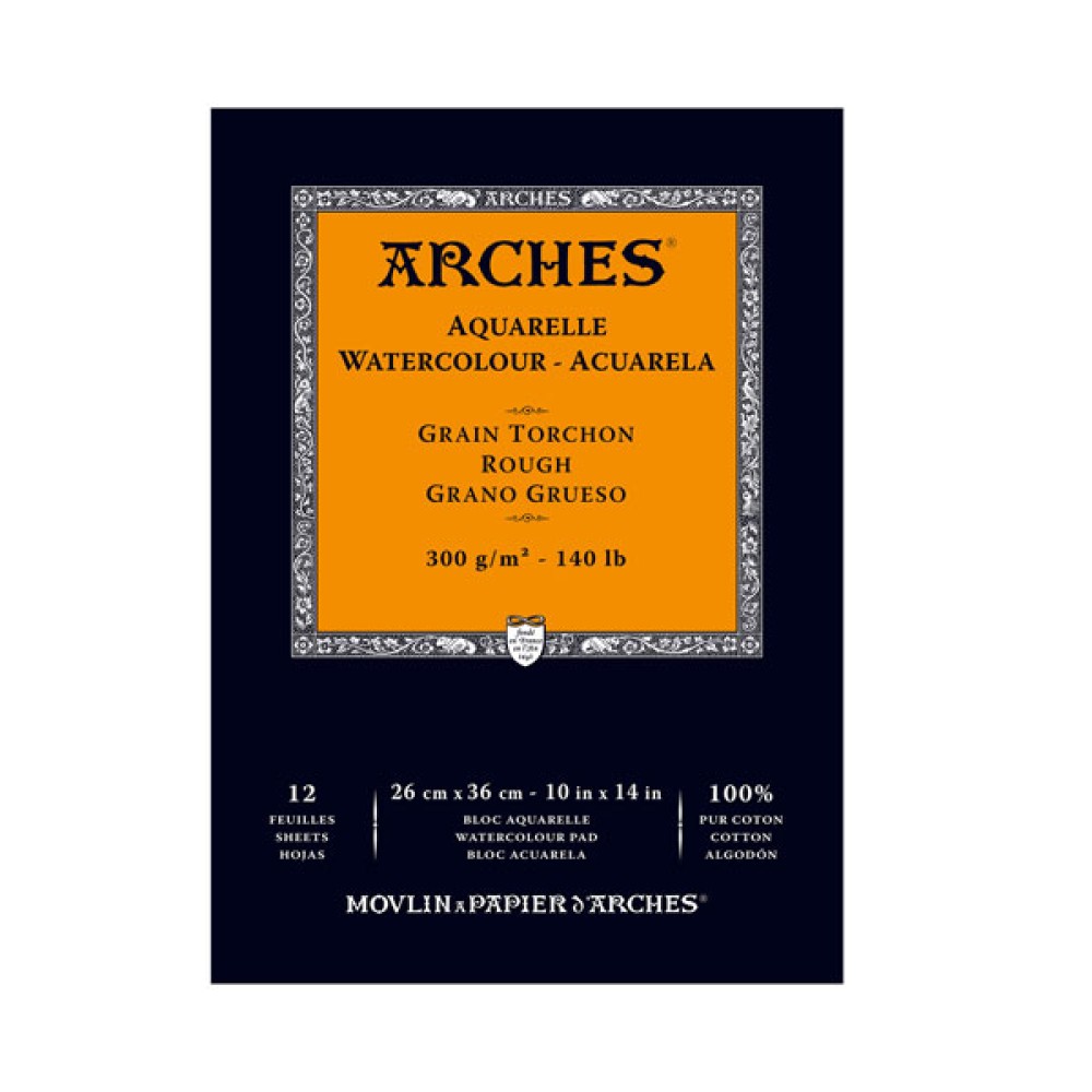 Arches Watercolor Pad - rough 26*36 cm| canson