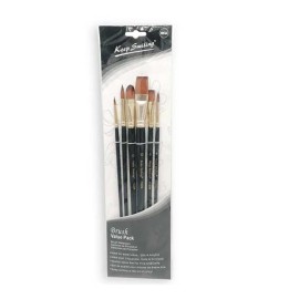 Artists Brushes Pack of 6 -  Keep Smiling