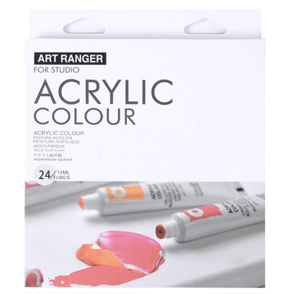  Acrylic Color Set of 24x12ml | Art Rangers