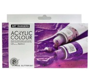 Art Rangers Acrylic Glitter set 8 Tubes 8*22ml 