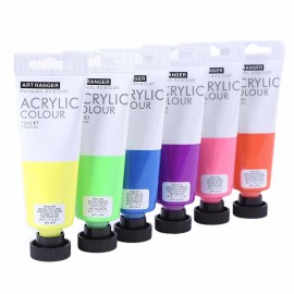 Acrylic Neon Paint Set Of 6 | Art Rangers
