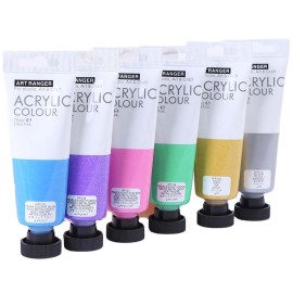 Metallic Acrylic Color Set Of 6 | Art Rangers Metallic Acrylic Color Set Of 6 | Art Rangers - Thumbnail 1