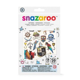 Boys Face Tattoo Assorted 20 Pcs | Snazaroo