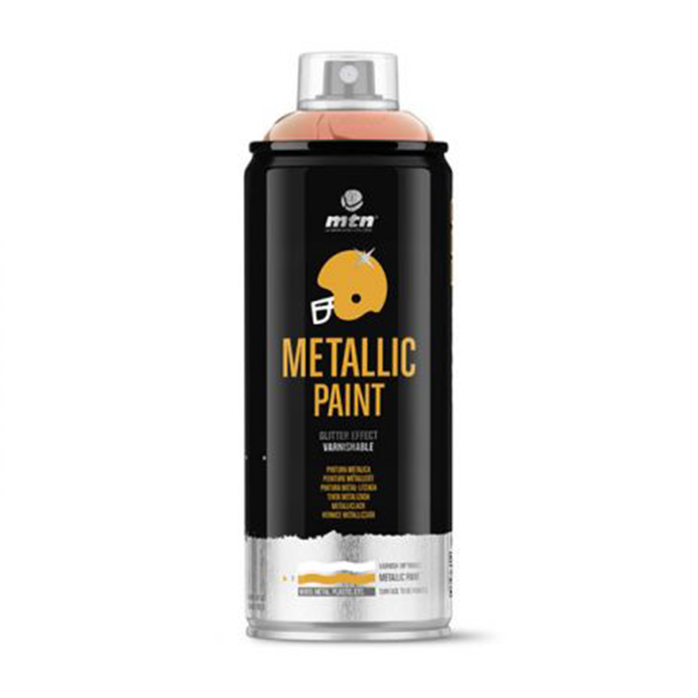 MTN Metallic Pink Gold spray paint 400ml | montana