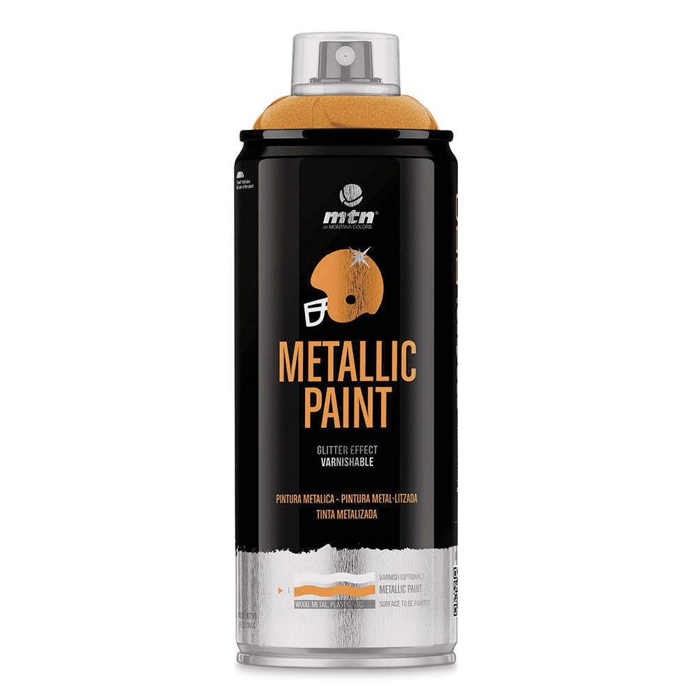 MTN Metallic Gold spray paint 400ml | montana