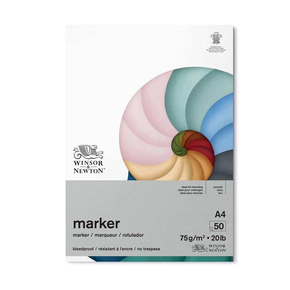 Bleedproof Marker Paper Pad A4 | Winsor & Newton 