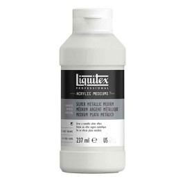 Acrylic Silver Metallic Medium 237ml | Liquitex