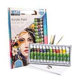 Acrylic Paint Starter Set of 18 | The Art Studio