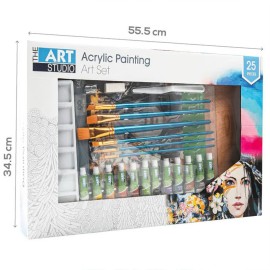 Acrylic Painting Art Set 25 Pcs | The Art Studio