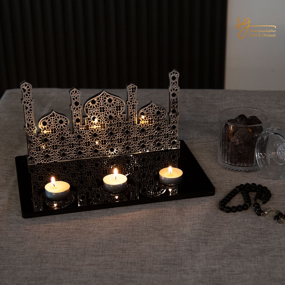 Acrylic ramadan candle holder | xpal