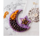 wooden ramadan moon tray | xpal