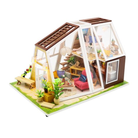 Flever Dollhouse Miniature DIY House Kit