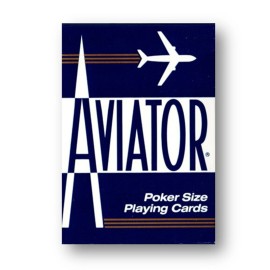 Aviator Poker Size Playing Cards Blue