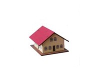 Wooden House Miniature