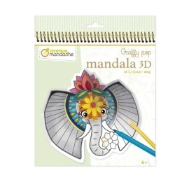 Animals Savannah Graffy Pop Mandala 3D | Avenue Ma..
