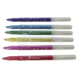 Glitter Felt-tip Pens set of 6 | Avenue Mandarine