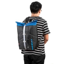 Puffer Black Backpack | Zipit
