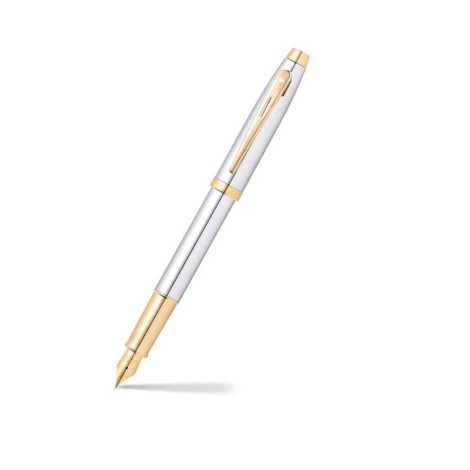 9340 Fountain Pen Chrome with Gold Trims | Sheaffer