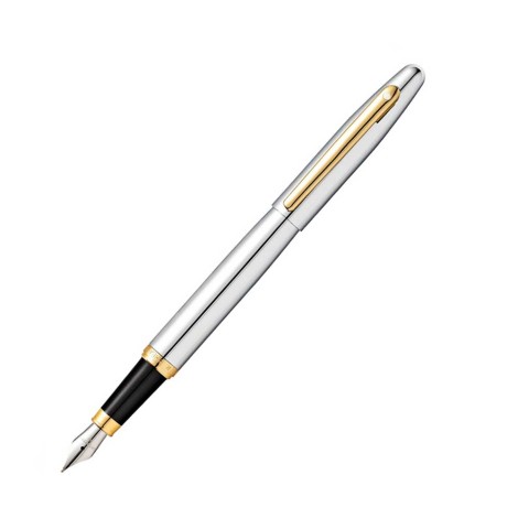 9422 Fountain Pen Polished Chrom and gold | Sheaffer
