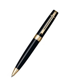 9325 Ballpoint Pen Glossy Black Gold Trim | Sheaffer