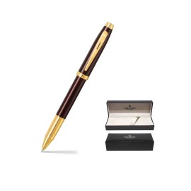9370 rollerball Pen Glossy Brown With Gold Trim | Sheaffer