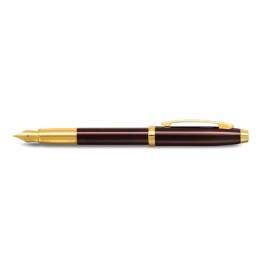 9370 Fountain Pen Glossy Brown with gold Trim | sheaffer 