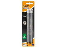BIC Evolution Black HB Graphite Pencils with Eraser 4 Pack